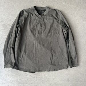 Nike Men's Shield Golf Jacket Half Zip Gray Size XL Windbreaker $110 MSRP